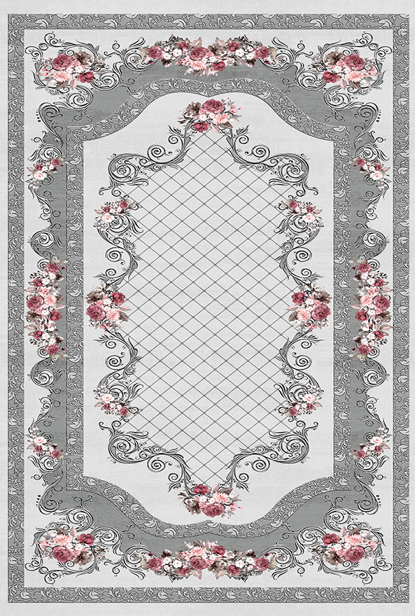 فرشینه و قالیچه مدرن مناسب حال و پذیرایی برند دفه کد 1985