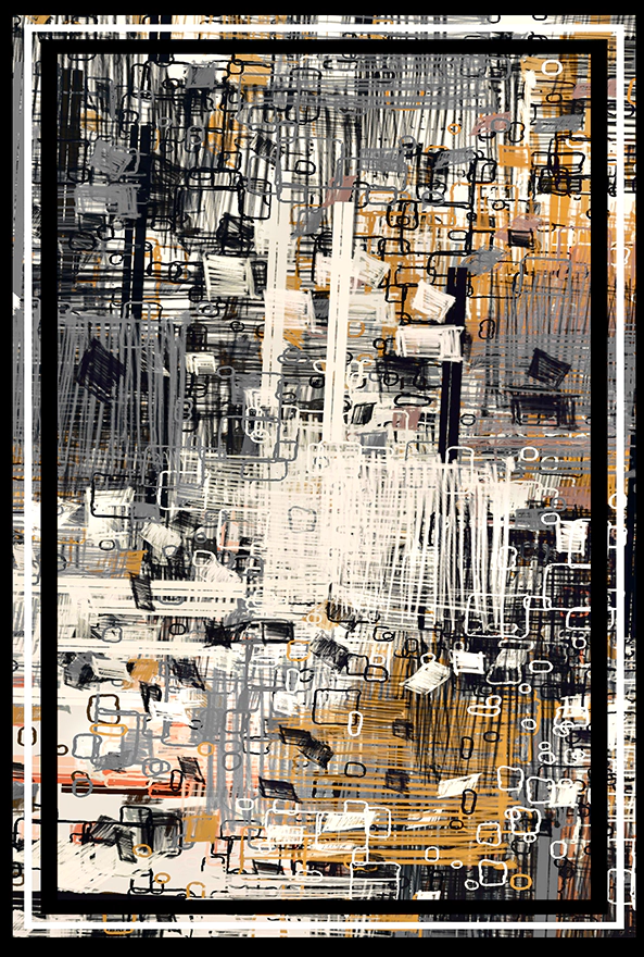 فرشینه و قالیچه مدرن مناسب حال و پذیرایی برند دفه کد 1987