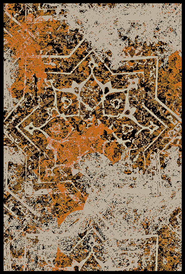 فرشینه و قالیچه مدرن مناسب حال و پذیرایی برند دفه کد 1988