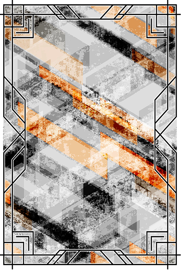 فرشینه و قالیچه مدرن مناسب حال و پذیرایی برند دفه کد 1989