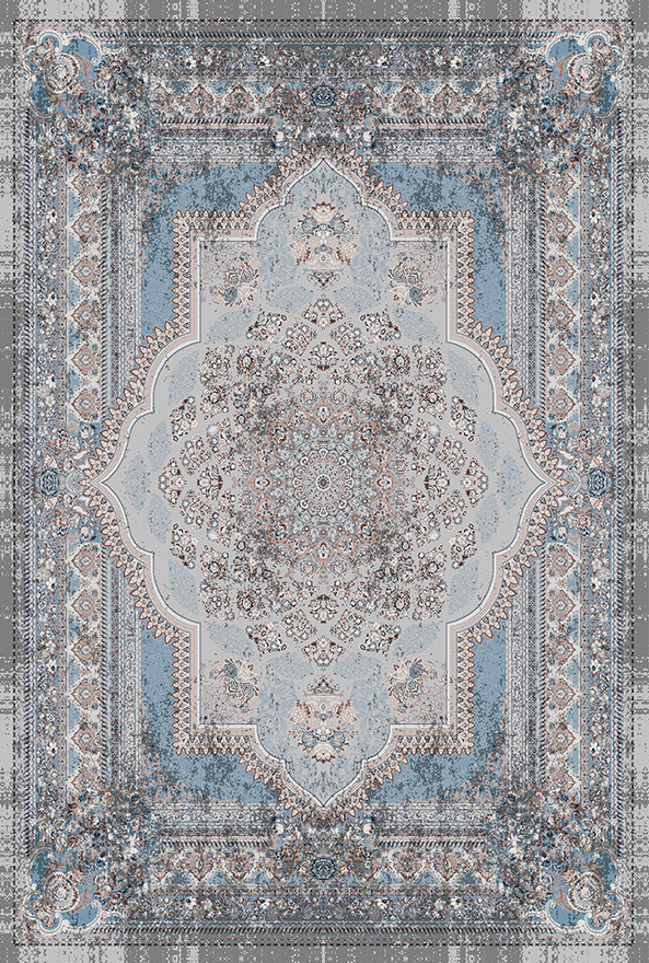 فرشینه و قالیچه مدرن مناسب حال و پذیرایی برند دفه کد 2035