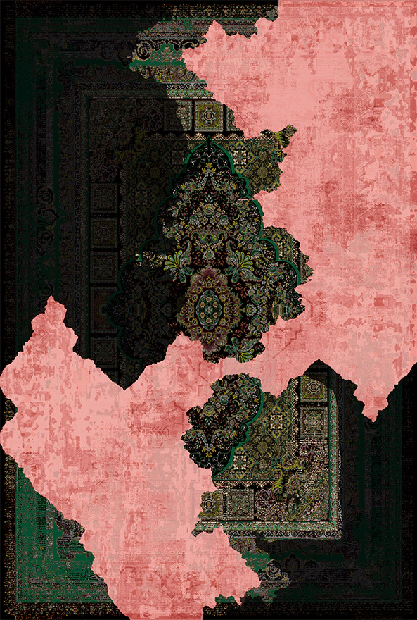 فرشینه و قالیچه مدرن مناسب حال و پذیرایی برند دفه کد 2054