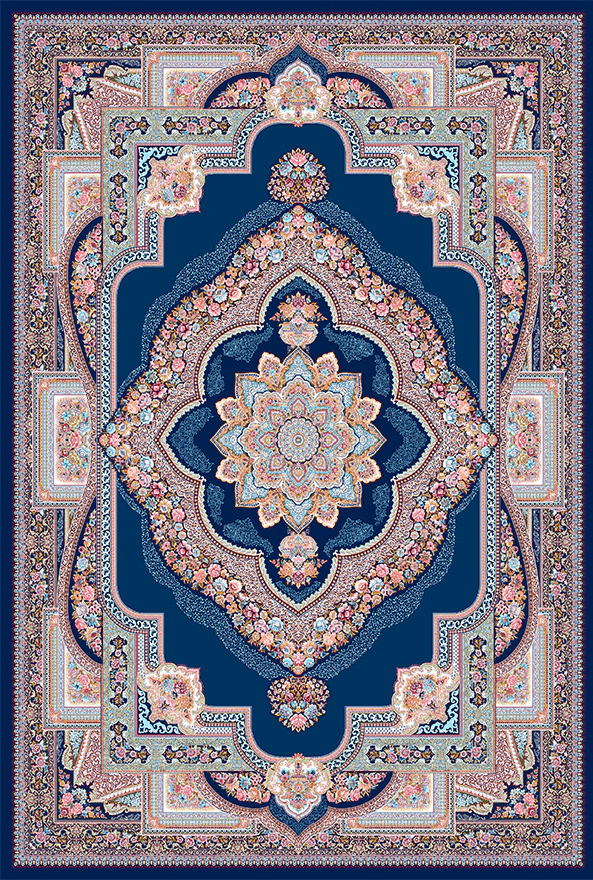 فرشینه و قالیچه مدرن مناسب حال و پذیرایی برند دفه کد 2056