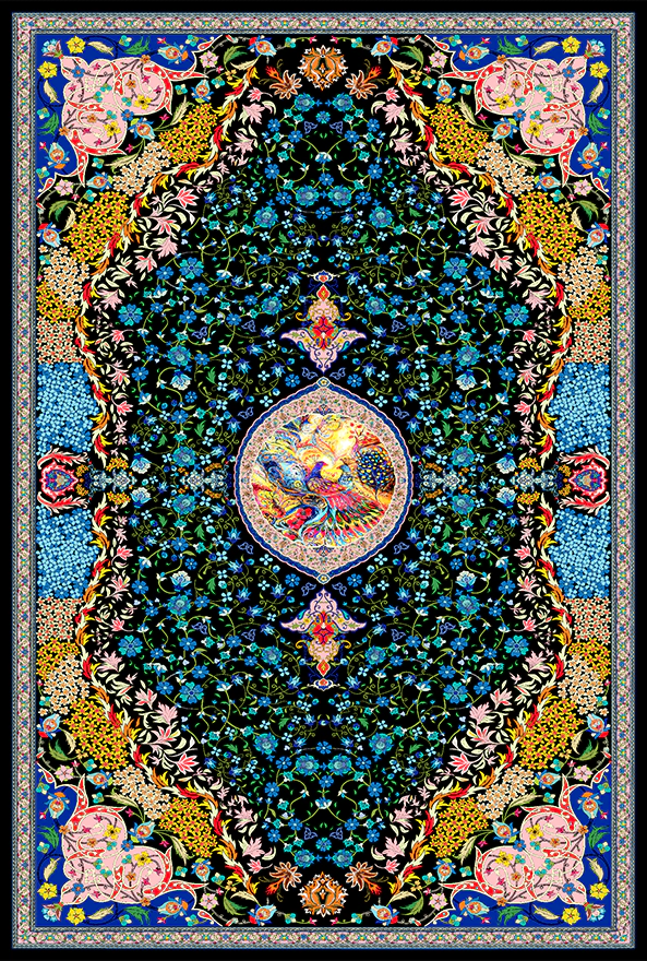 فرشینه و قالیچه مدرن مناسب حال و پذیرایی برند دفه کد 2060