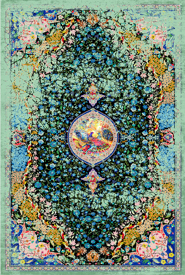 فرشینه و قالیچه مدرن مناسب حال و پذیرایی برند دفه کد 2061