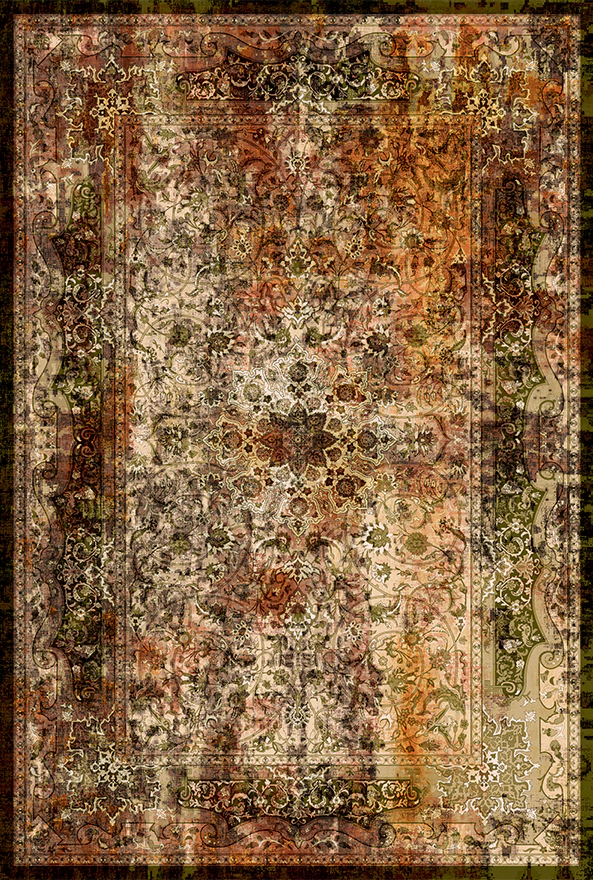 فرشینه و قالیچه مدرن مناسب حال و پذیرایی برند دفه کد 6067