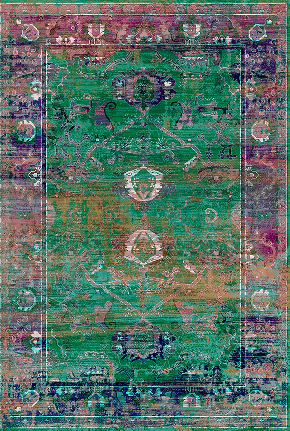 فرشینه و قالیچه مدرن مناسب حال و پذیرایی برند دفه کد 6068