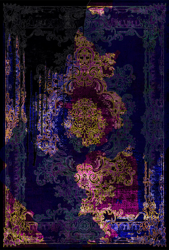 فرشینه و قالیچه مدرن مناسب حال و پذیرایی برند دفه کد 2102