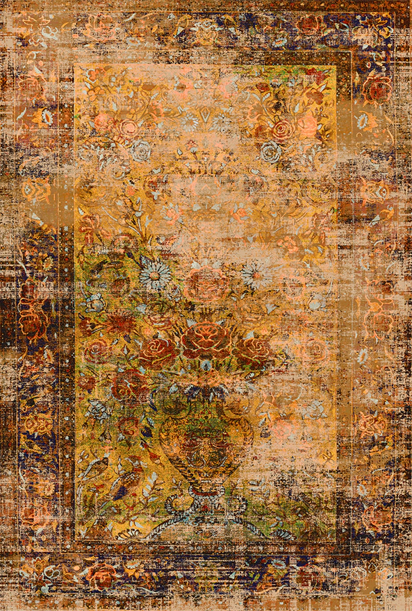 فرشینه و قالیچه مدرن مناسب حال و پذیرایی برند دفه کد 2106