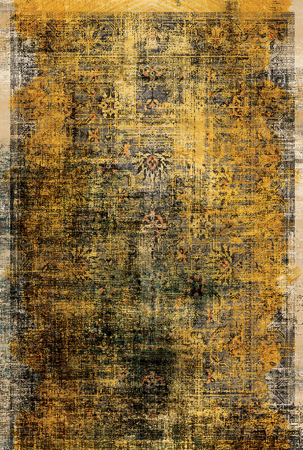 فرشینه و قالیچه مدرن مناسب حال و پذیرایی برند دفه کد 2110