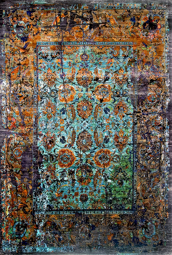 فرشینه و قالیچه مدرن مناسب حال و پذیرایی برند دفه کد 2136