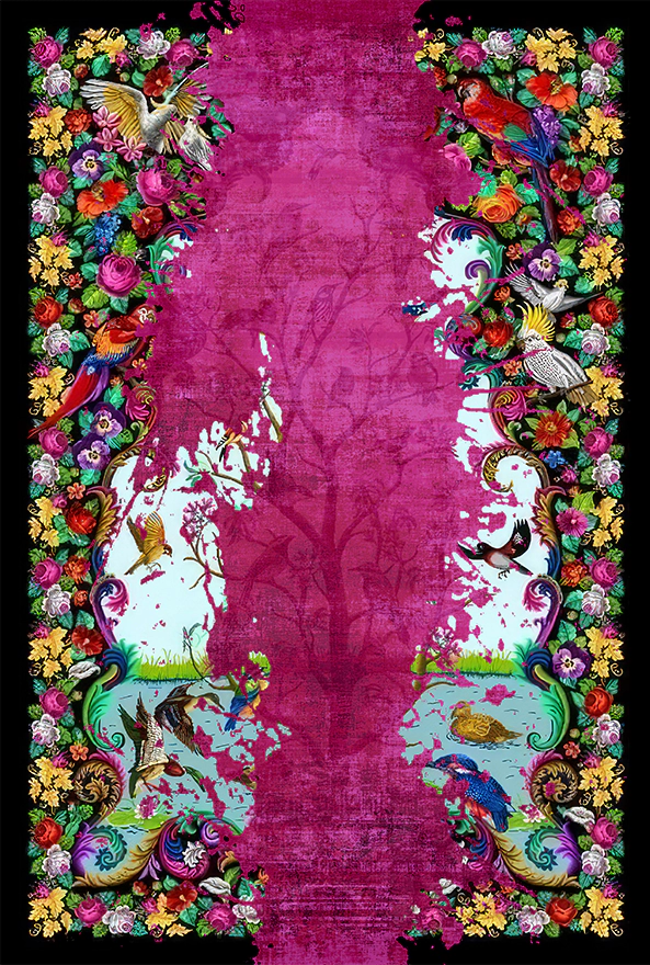 فرشینه و قالیچه مدرن مناسب حال و پذیرایی برند دفه کد 2137