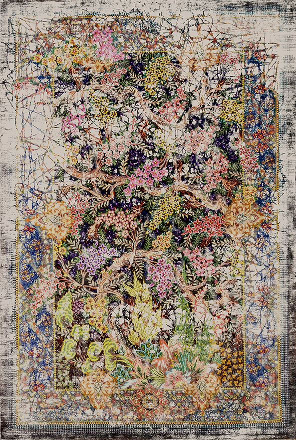 فرشینه و قالیچه مدرن مناسب حال و پذیرایی برند دفه کد 2138