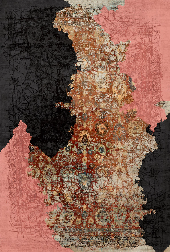 فرشینه و قالیچه مدرن مناسب حال و پذیرایی برند دفه کد 2140