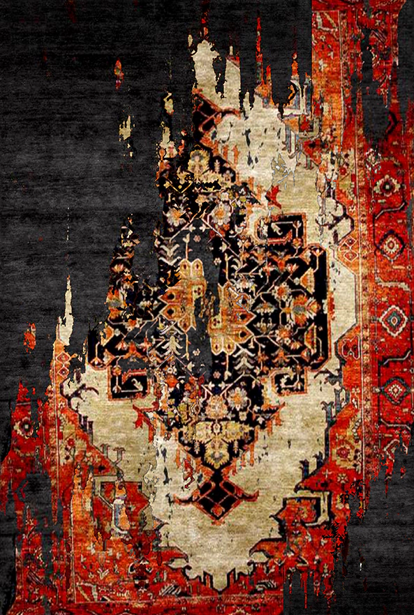 فرشینه و قالیچه مدرن مناسب حال و پذیرایی برند دفه کد 2143