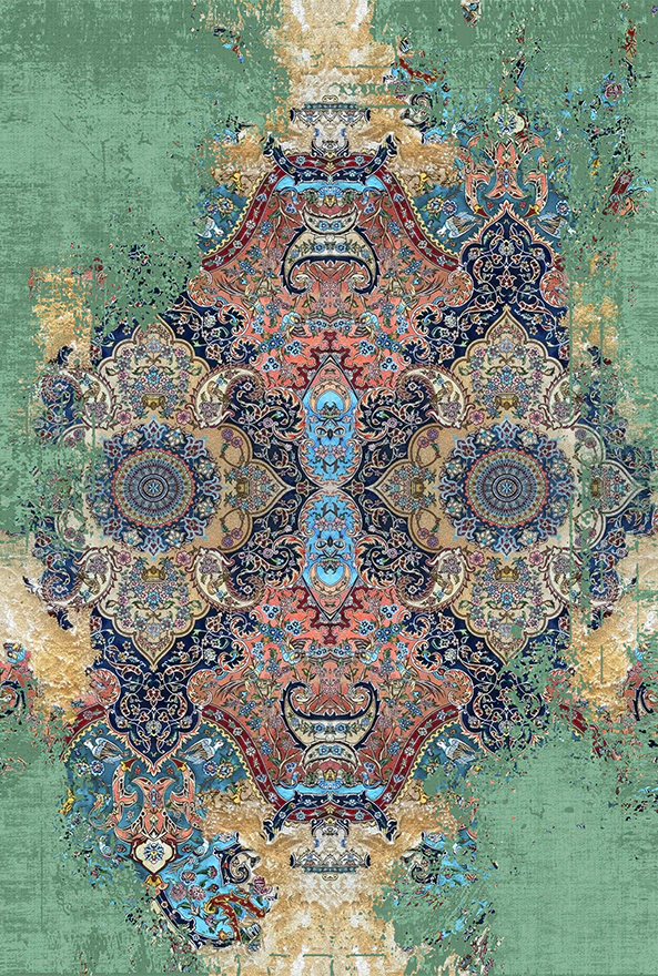 فرشینه و قالیچه مدرن مناسب حال و پذیرایی برند دفه کد 2146