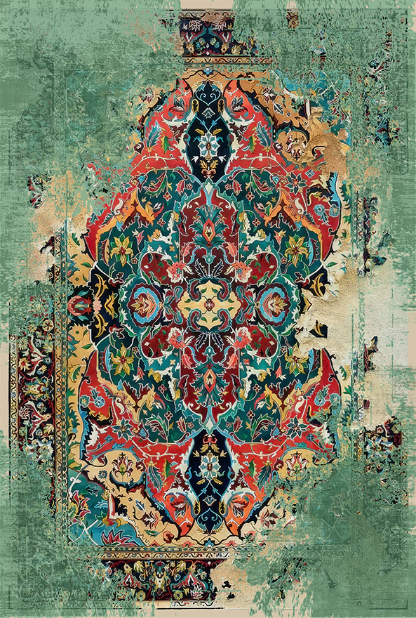 فرشینه و قالیچه مدرن مناسب حال و پذیرایی برند دفه کد 2148