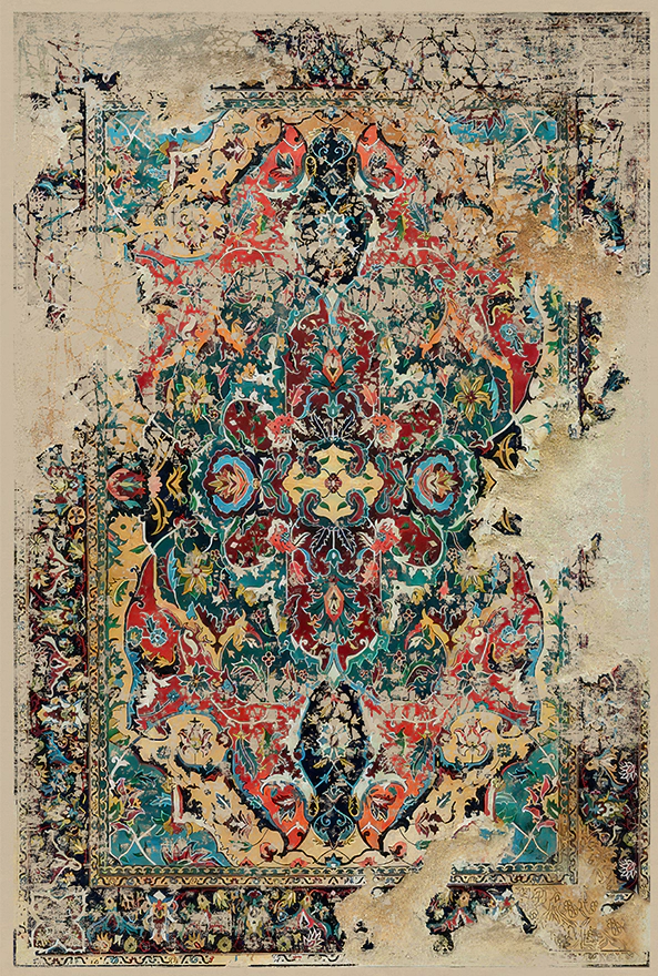 فرشینه و قالیچه مدرن مناسب حال و پذیرایی برند دفه کد 2150