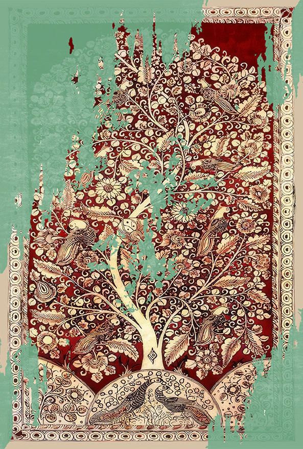 فرشینه و قالیچه مدرن مناسب حال و پذیرایی برند دفه کد 2161