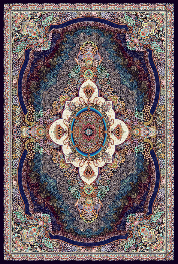 فرشینه و قالیچه مدرن مناسب حال و پذیرایی برند دفه کد 2163