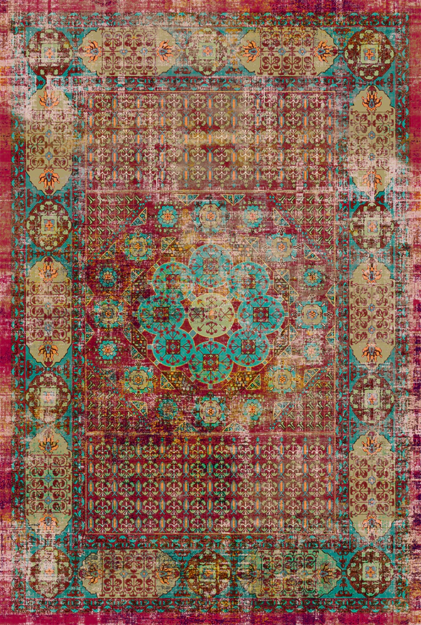 فرشینه و قالیچه مدرن مناسب حال و پذیرایی برند دفه کد 2169