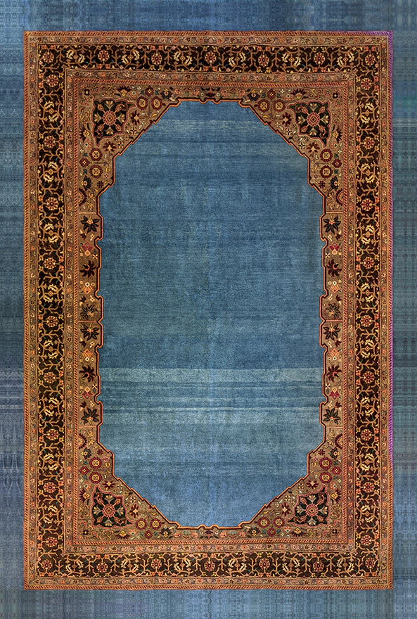 فرشینه و قالیچه مدرن مناسب حال و پذیرایی برند دفه کد 2170