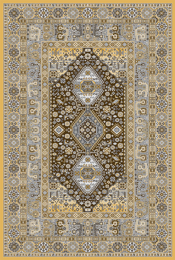 فرشینه و قالیچه مدرن مناسب حال و پذیرایی برند دفه کد 2177