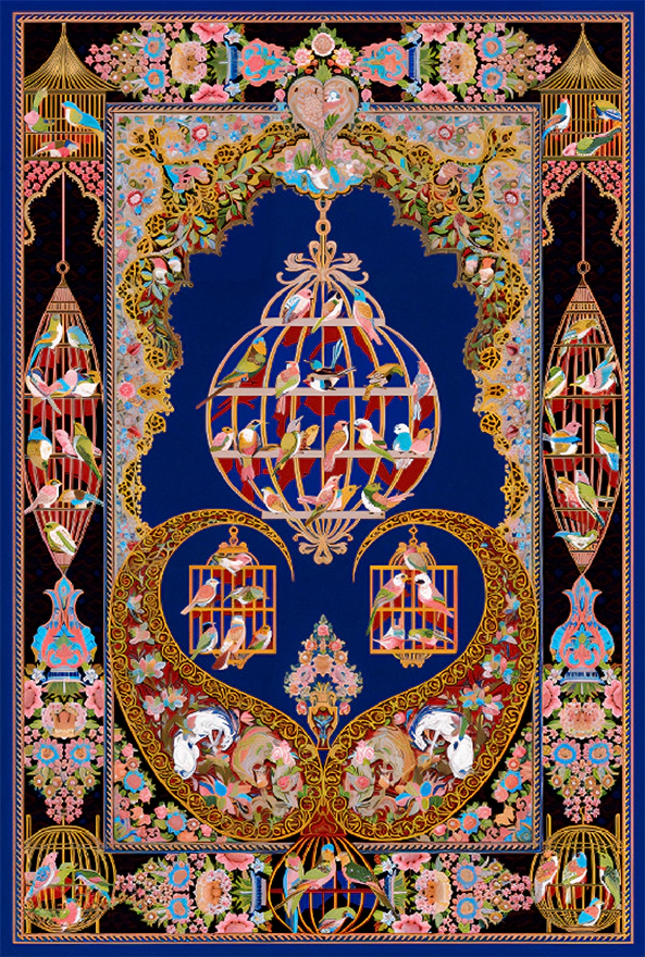 فرشینه و قالیچه سنتی مناسب حال و پذیرایی برند دفه کد DEF 19