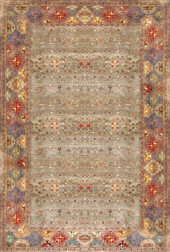 فرشینه و قالیچه مدرن مناسب حال و پذیرایی برند دفه کد 2205