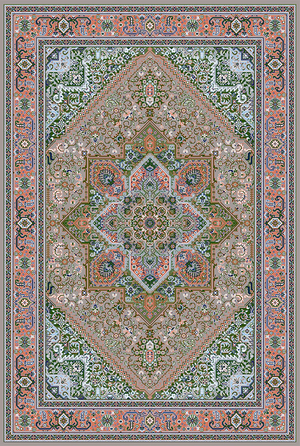 فرشینه و قالیچه مدرن مناسب حال و پذیرایی برند دفه کد 2240