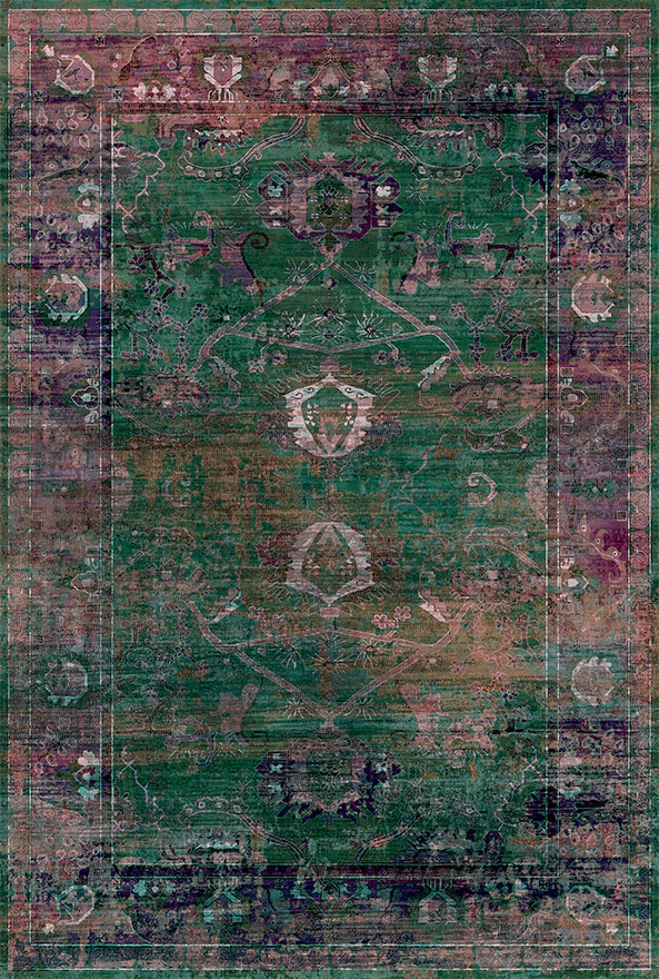 فرشینه و قالیچه مدرن مناسب حال و پذیرایی برند دفه کد 652