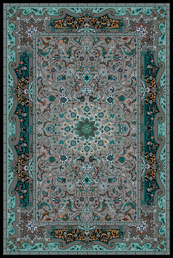 فرشینه و قالیچه کلاسیک مناسب حال و پذیرایی برند دفه کد 646