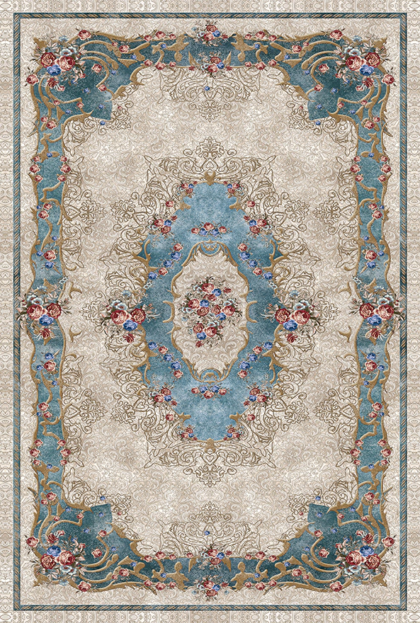 فرشینه و قالیچه کلاسیک مناسب حال و پذیرایی برند دفه کد 678