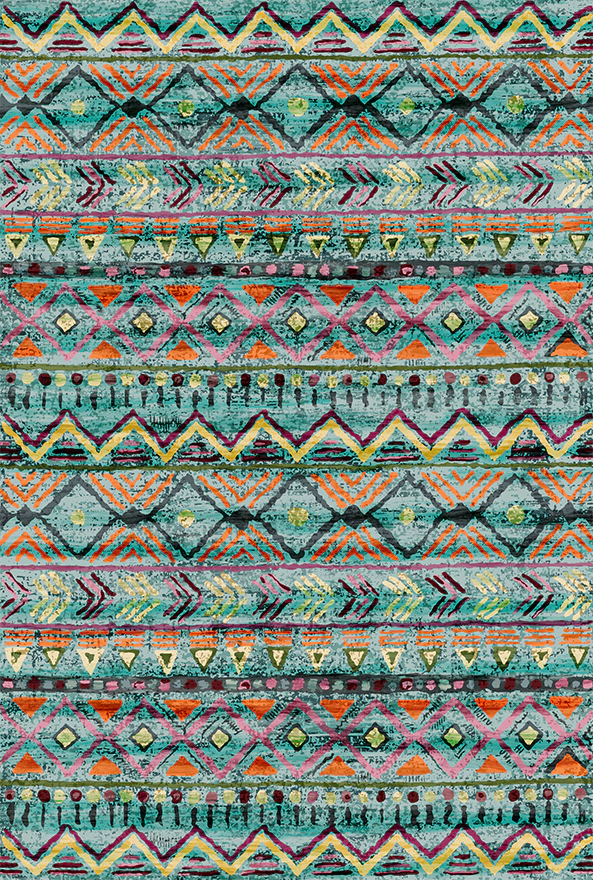 فرشینه و قالیچه مدرن مناسب حال و پذیرایی برند دفه کد 663