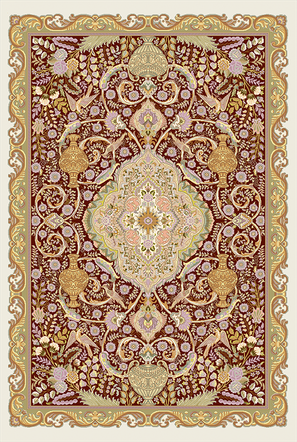 فرشینه و قالیچه سنتی مناسب حال و پذیرایی برند دفه کد DAL S118