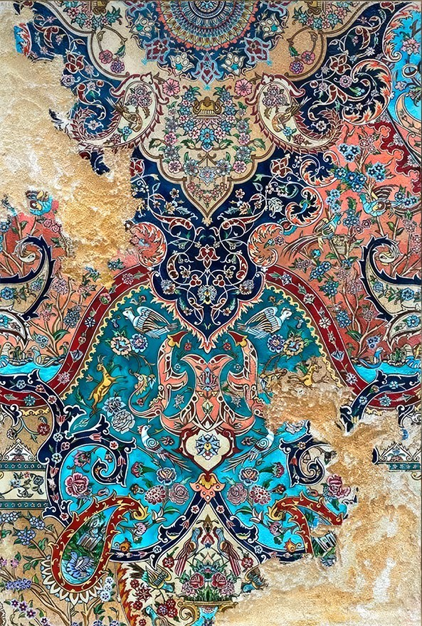 فرشینه و قالیچه سنتی مناسب حال و پذیرایی برند دفه کد DAL S162