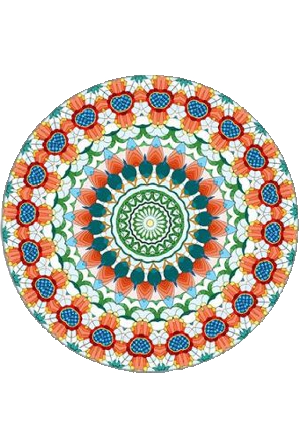 فرشینه گرد مدرن مناسب حال و پذیرایی برند دفه کد DEF 1330