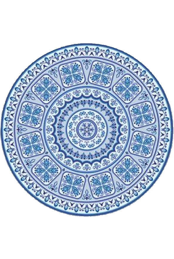 فرشینه گرد مدرن مناسب حال و پذیرایی برند دفه کد DEF 1331