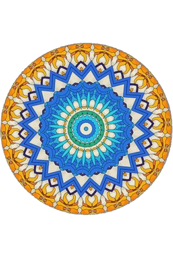 فرشینه گرد مدرن مناسب حال و پذیرایی برند دفه کد DEF 1332