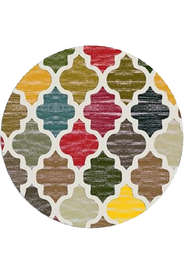 فرشینه گرد مدرن مناسب حال و پذیرایی برند دفه کد DEF 1338