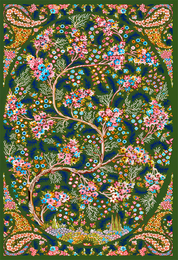 فرشینه و قالیچه سنتی مناسب حال و پذیرایی برند دفه کد ZED 53