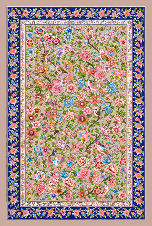 فرشینه و قالیچه سنتی مناسب حال و پذیرایی برند دفه کد ZED 54