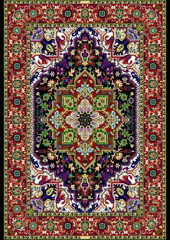 فرشینه و قالیچه سنتی مناسب حال و پذیرایی برند دفه کد DAL S254