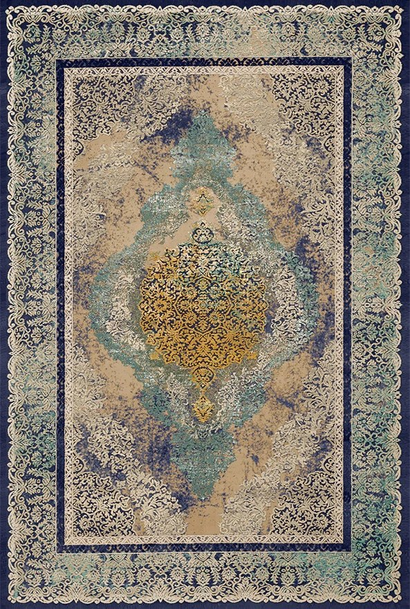 فرشینه و قالیچه سنتی مناسب حال و پذیرایی برند دفه کد DAL S268