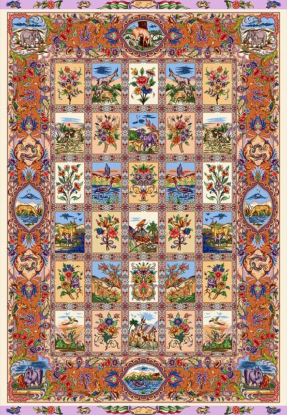 فرشینه و قالیچه سنتی مناسب حال و پذیرایی برند دفه کد DAL S274