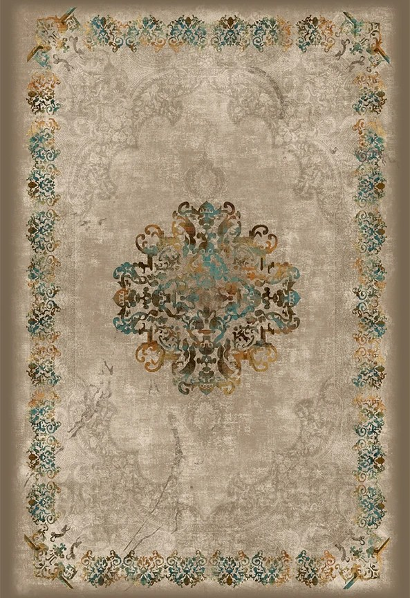 فرشینه و قالیچه سنتی مناسب حال و پذیرایی برند دفه کد DAL S292