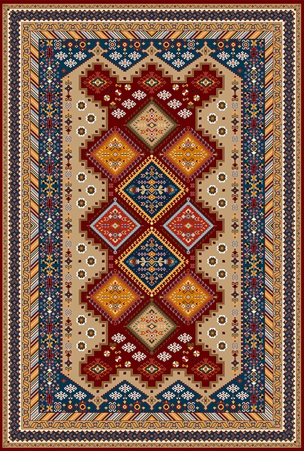 فرشینه و قالیچه سنتی مناسب حال و پذیرایی برند دفه کد DAL S295