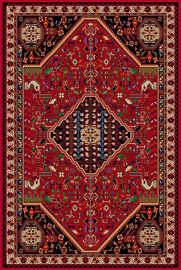 فرشینه و قالیچه سنتی مناسب حال و پذیرایی برند دفه کد DAL S297