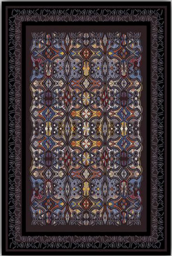 فرشینه و قالیچه فانتزی مناسب حال و پذیرایی برند دفه کد ZED 69