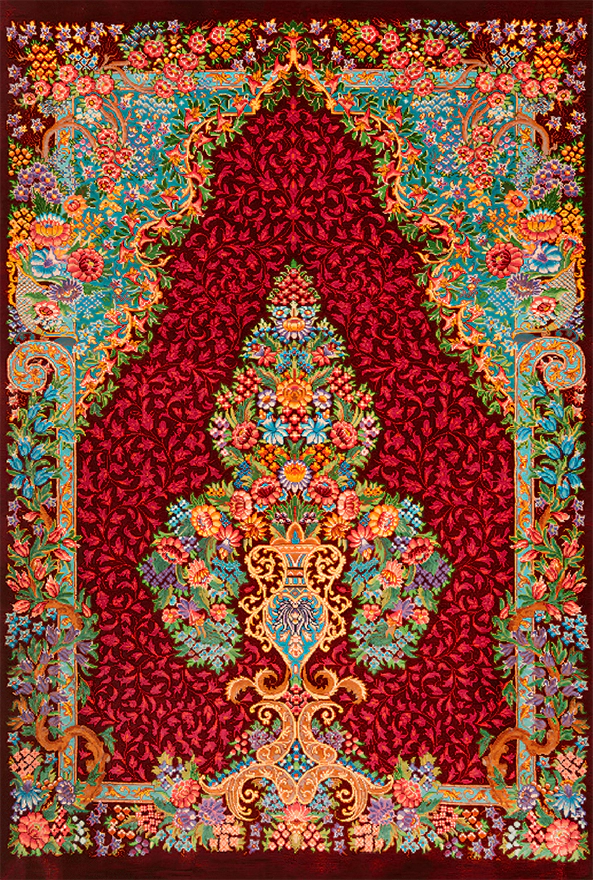 فرشینه و قالیچه فانتزی مناسب حال و پذیرایی برند دفه کد ZED 71